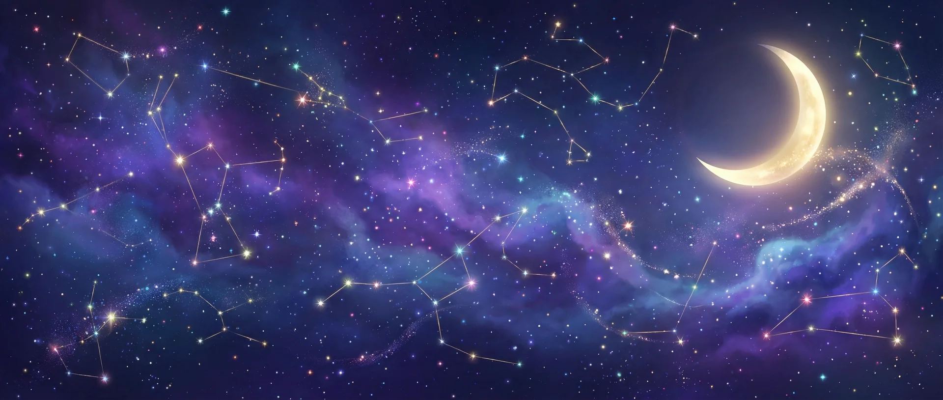 星空背景 - 色欲后宫 | 每日星座运势与塔罗占卜